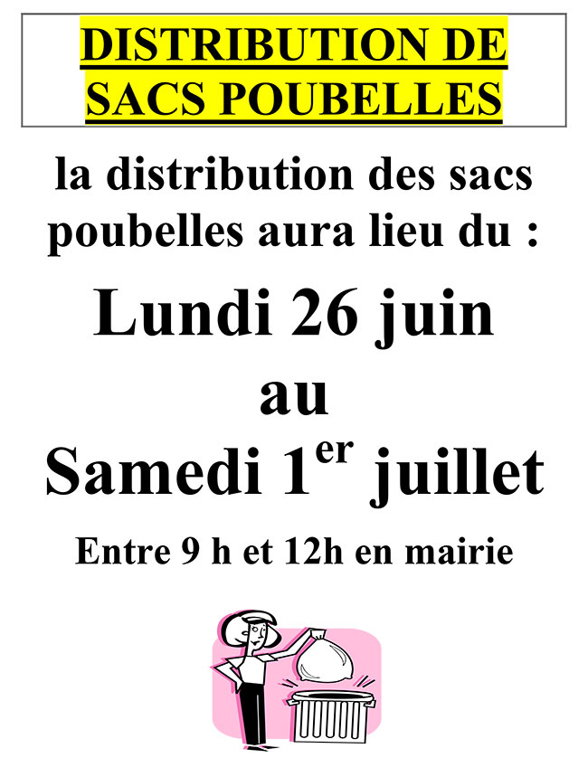 Affiche sacs poubelles