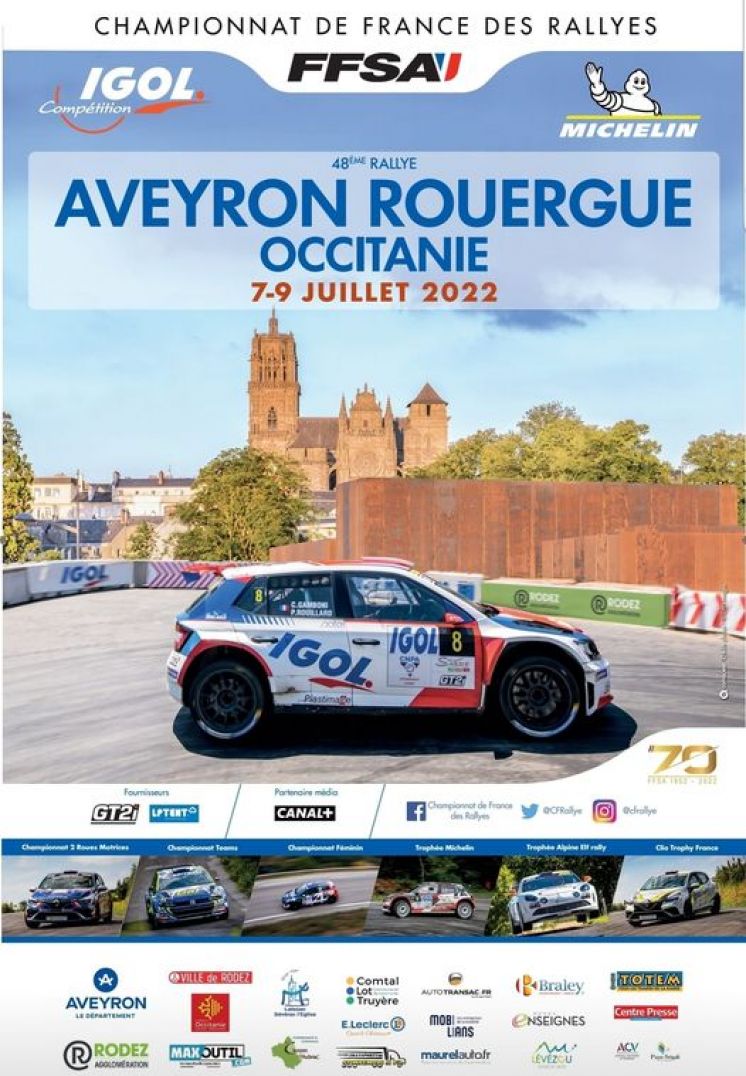 48ème Rallye Aveyron Rouergue Occitanie 2022