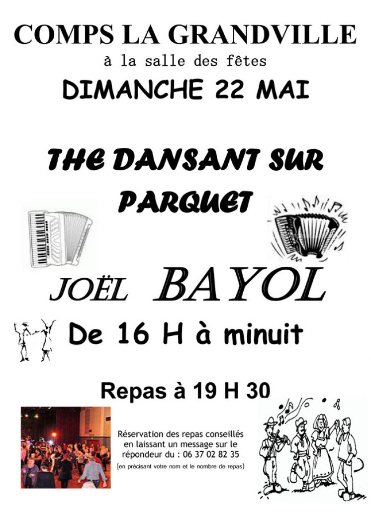 Th&eacute; dansant sur parquet