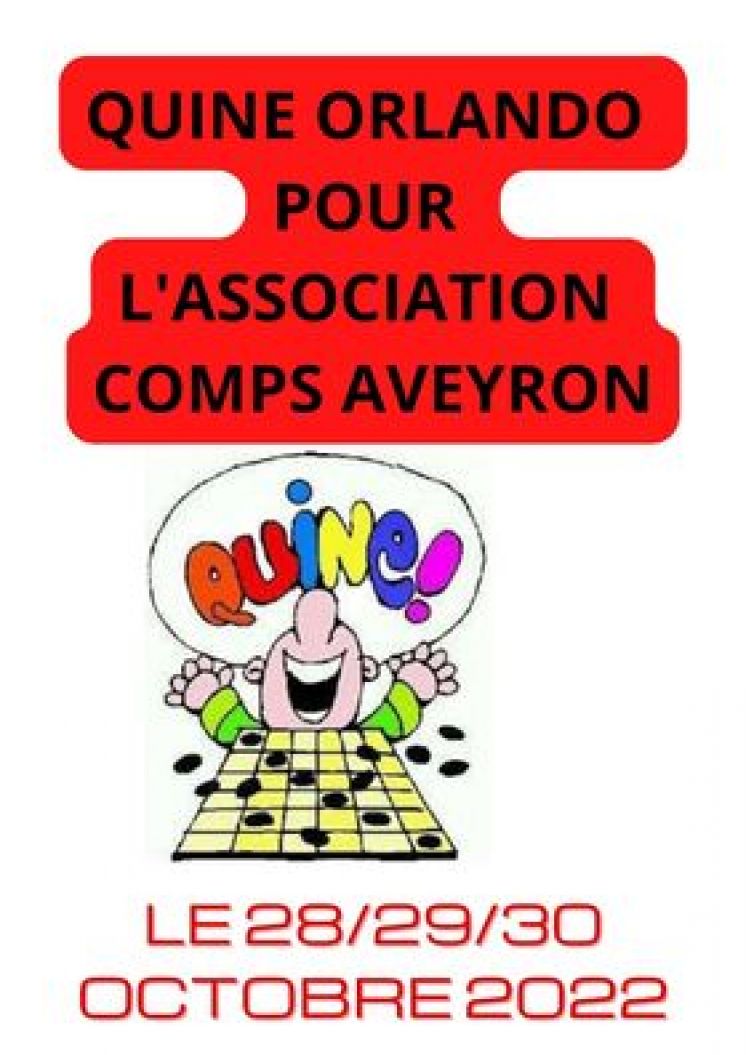 Quine de l'association Comps Aveyron