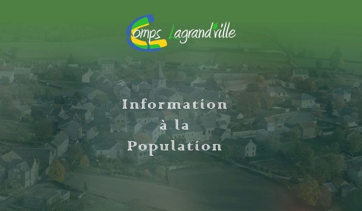 Information &agrave; la population
