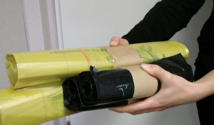 Distribution de sacs Poubelle