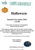 Haloween &eacute;dition 2016 avec Familles Rurales