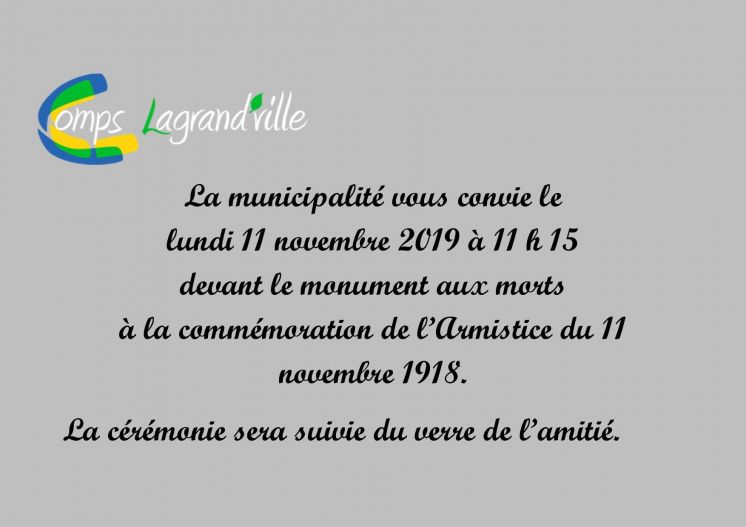 Cérémonie de commémoration du 11 novembre