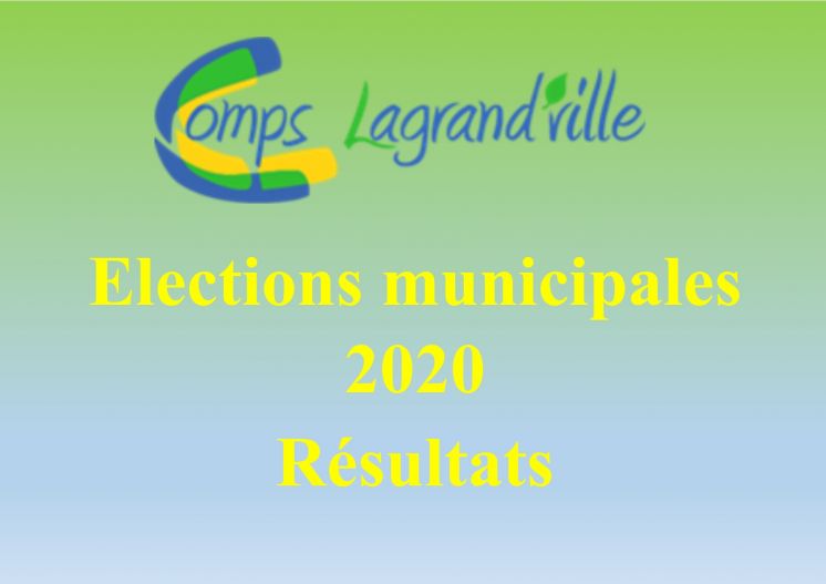 R&eacute;sultats &eacute;lections municipales 1er tour 15 mars 2020