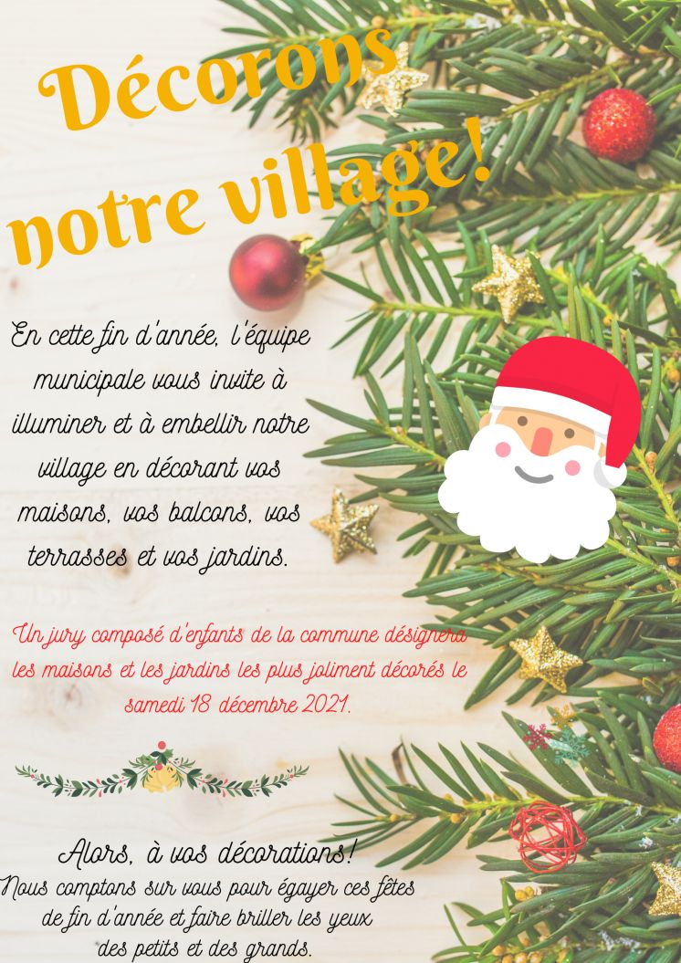 D&eacute;corons notre village