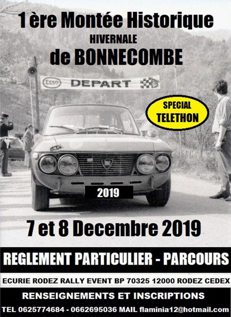 1&egrave;re mont&eacute;e Historique hivernale de Bonnecombe